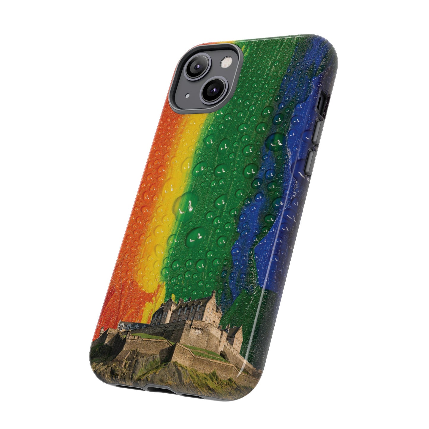 Edinburgh Castle Pride Phone Case - Rain, Various