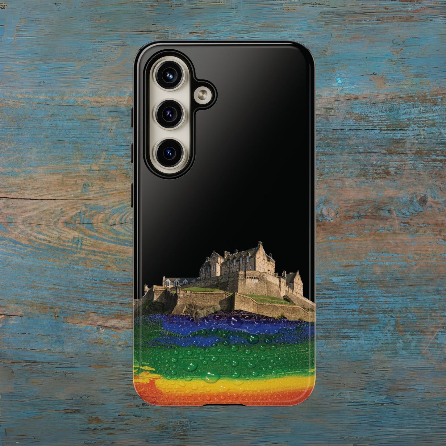 Edinburgh Castle Pride Rockface Phone Case - Rain, Various