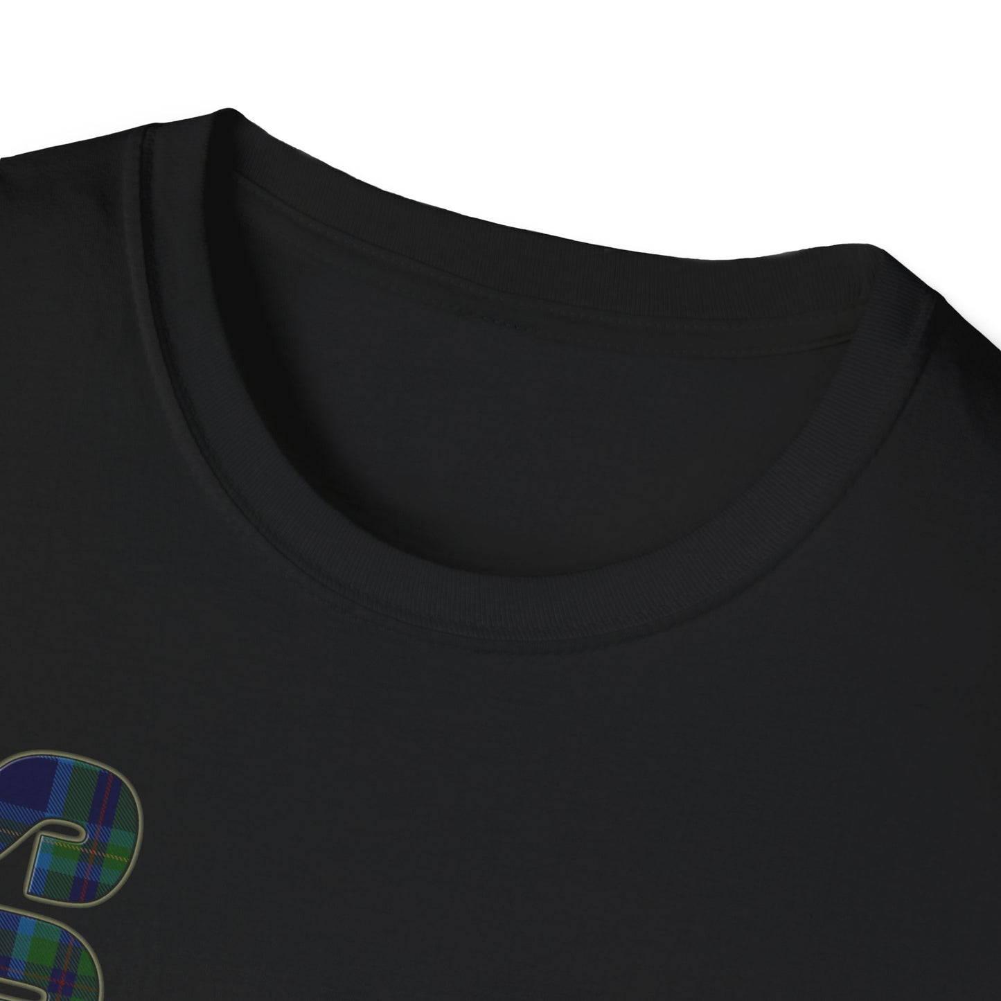 Tartan Scotland Lettrage Softstyle T-shirt unisexe, Miller Tartan Tee