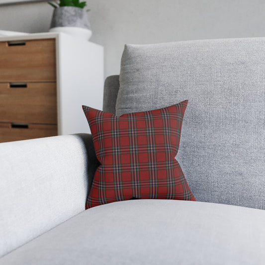 Coussin Carré Réversible : MacFarlane Tartan, Différentes Tailles