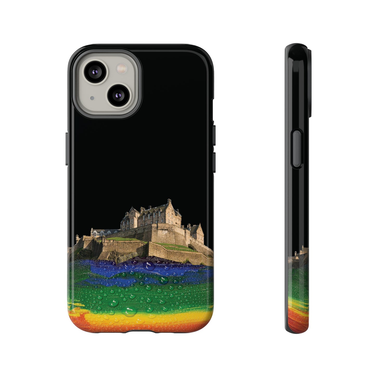 Edinburgh Castle Pride Rockface Phone Case - Rain, Various