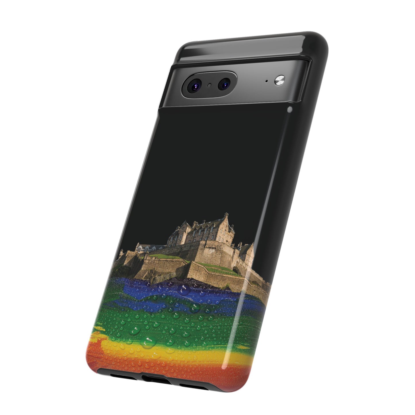 Edinburgh Castle Pride Rockface Phone Case - Rain, Various
