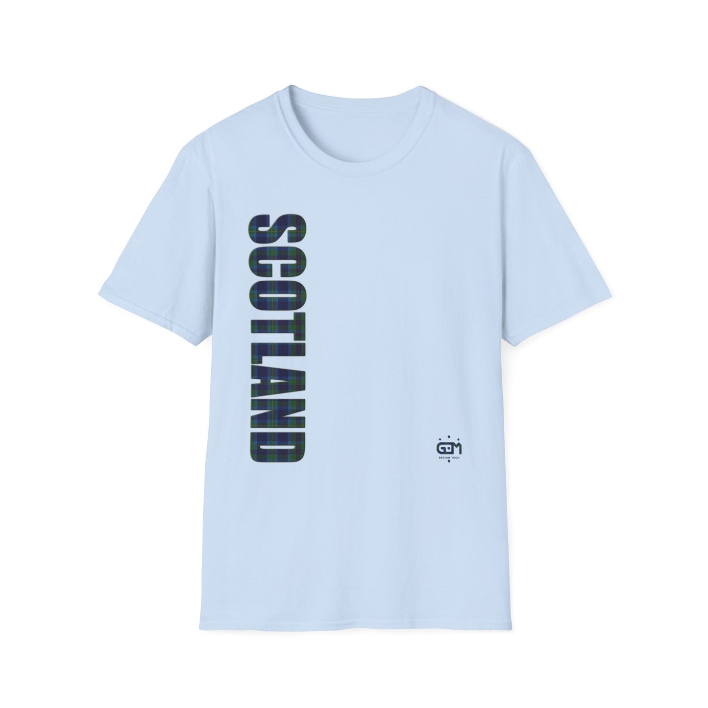 Tartan Scotland Lettrage Softstyle T-shirt unisexe, Miller Tartan Tee