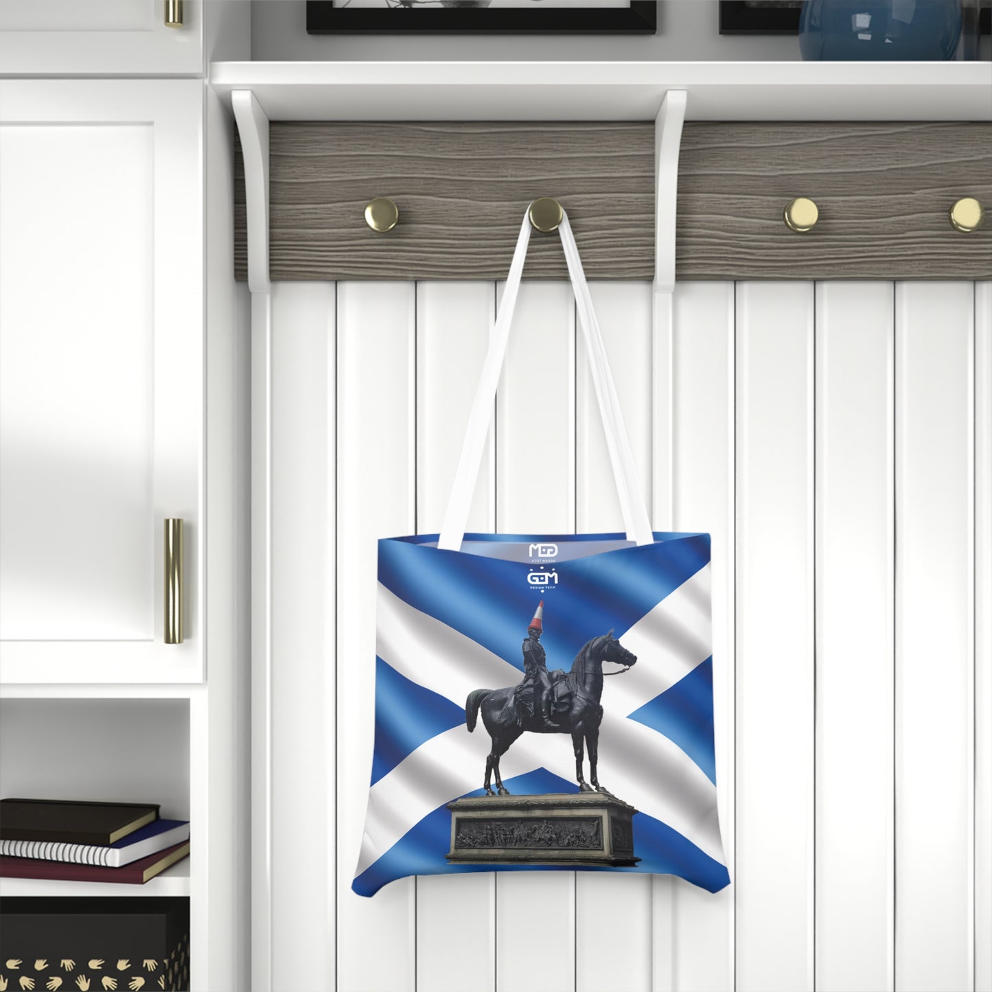 Scottish Saltire Shoulder Tote Bag