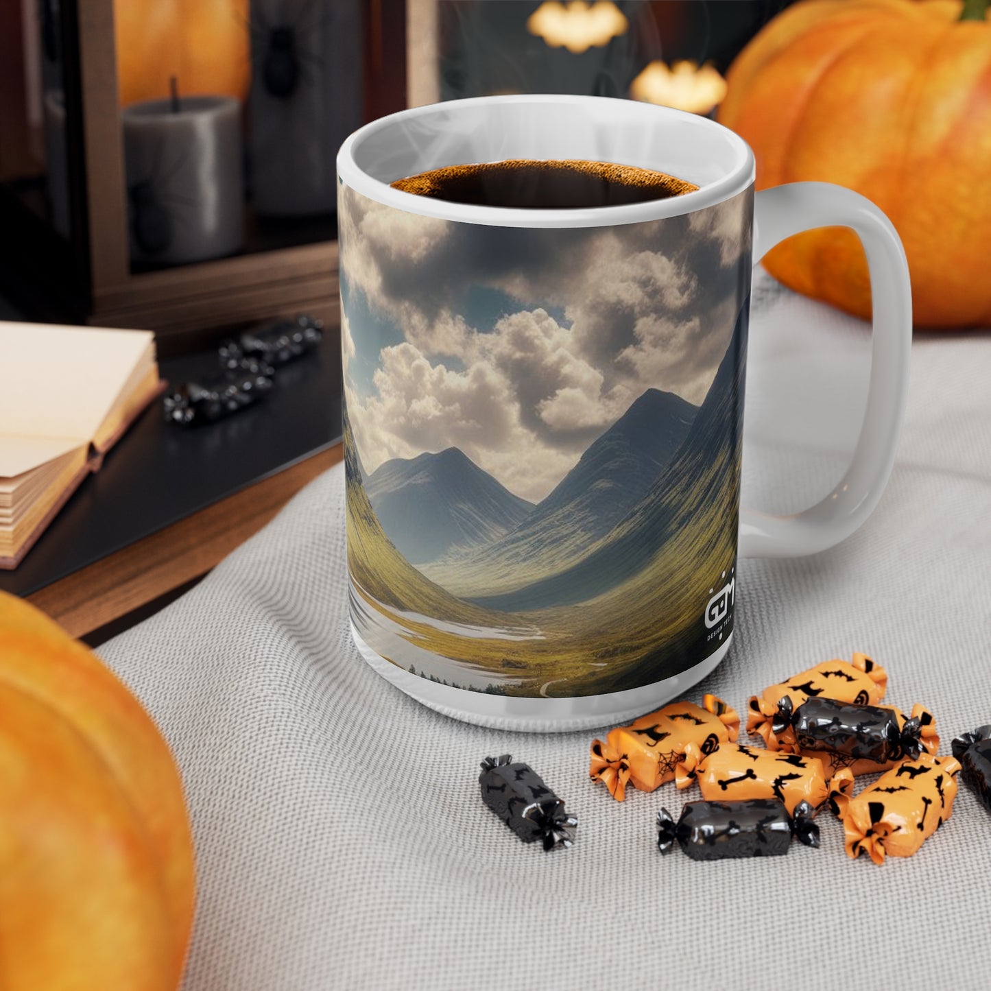 Glen Coe Mug - Highlands, Tasse à café, Tasse à thé, Écosse, Blanc