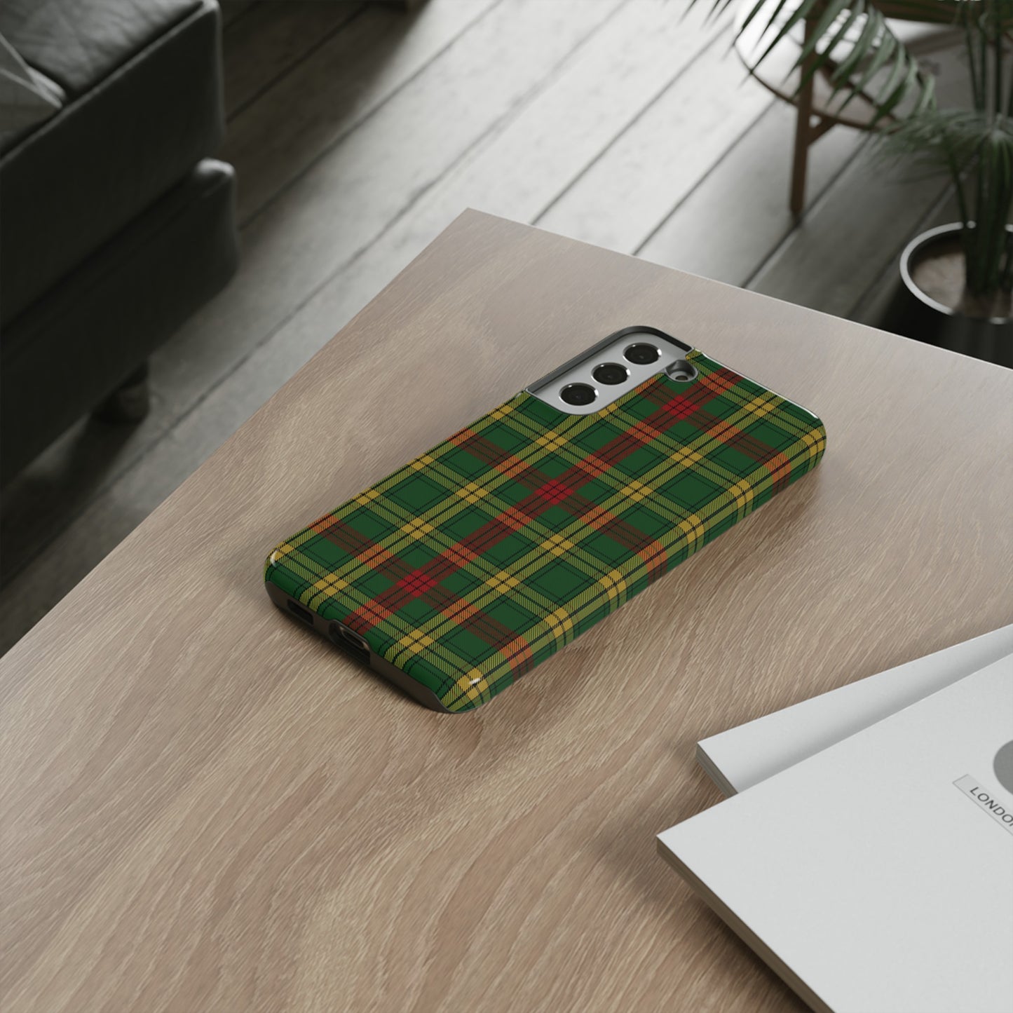 Étui de téléphone à motif tartan écossais - MacMillan, Divers