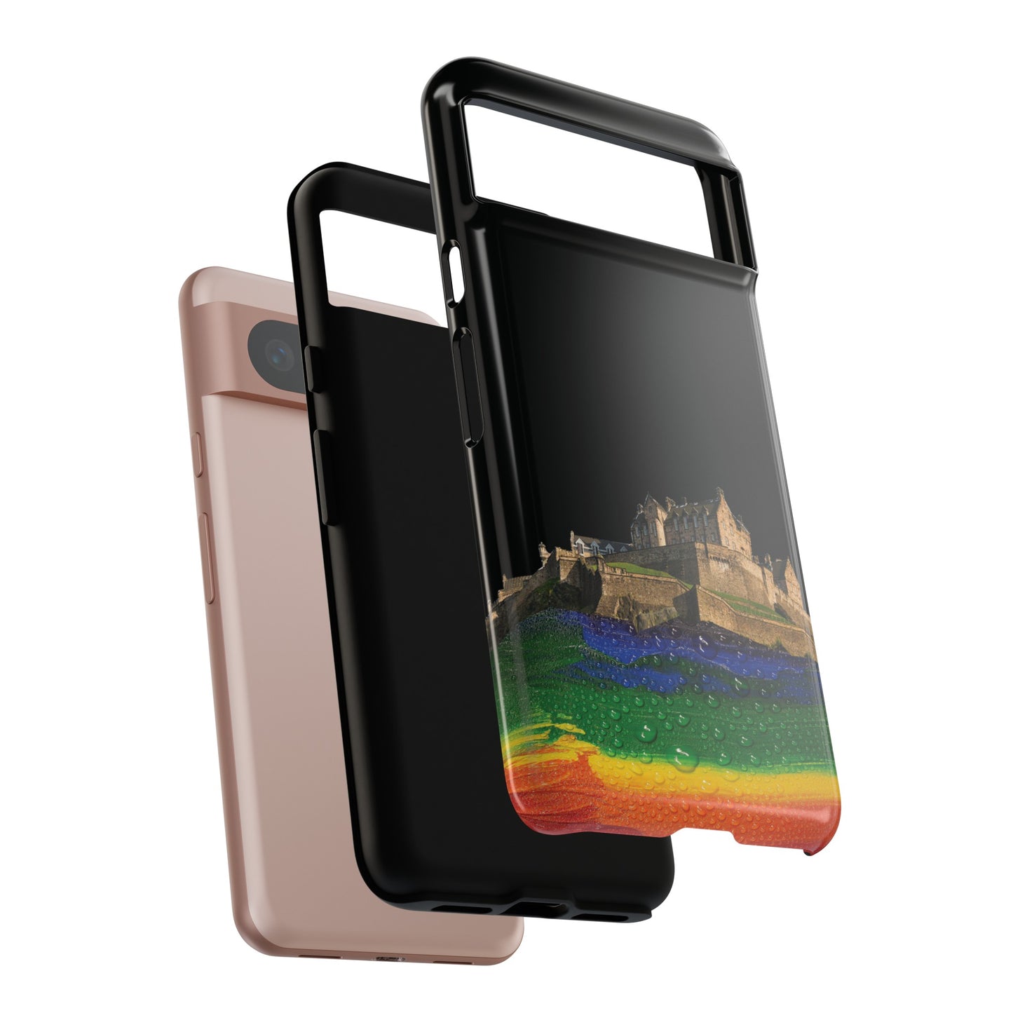 Edinburgh Castle Pride Rockface Phone Case - Rain, Various