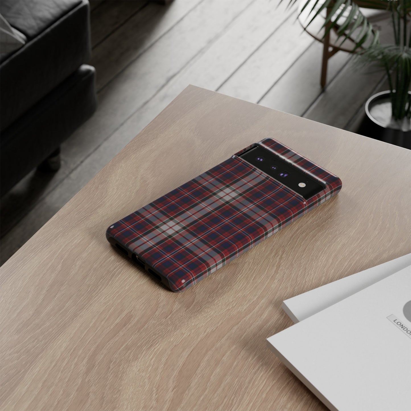 Étui de téléphone à motif tartan écossais - Robe MacFarlane, divers