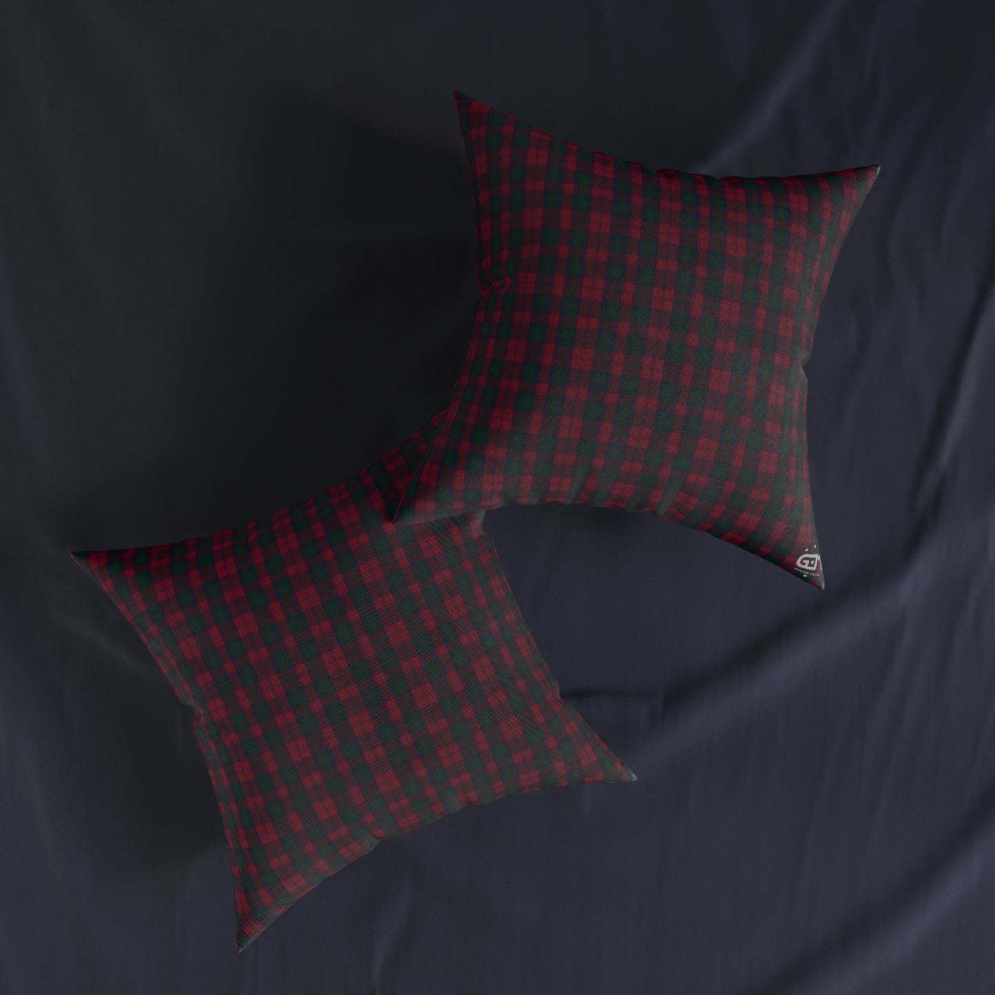 Coussin Carré Réversible : Lindsay Tartan, Différentes Tailles
