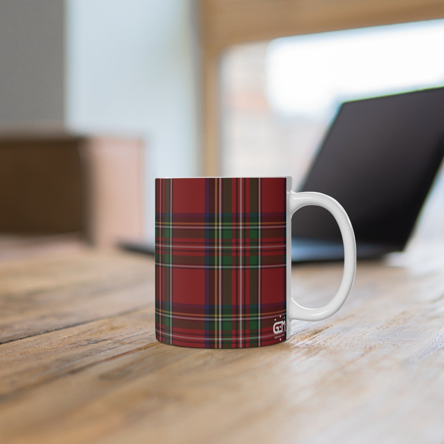 Scottish Tartan Mug 11oz, Stewart Royal Tartan
