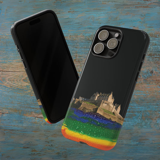 Edinburgh Castle Pride Rockface Phone Case - Rain, Various