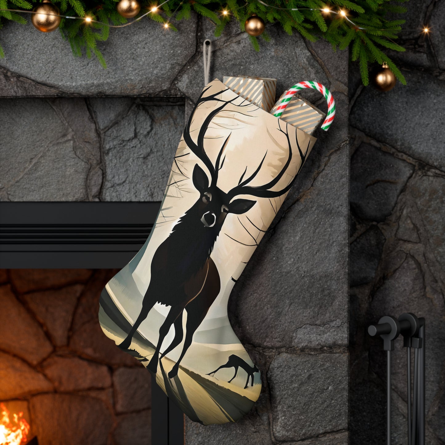 Chaussettes cadeaux d'hiver écossaises