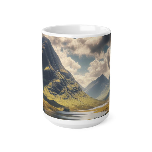Glen Coe Mug - Highlands, Tasse à café, Tasse à thé, Écosse, Blanc
