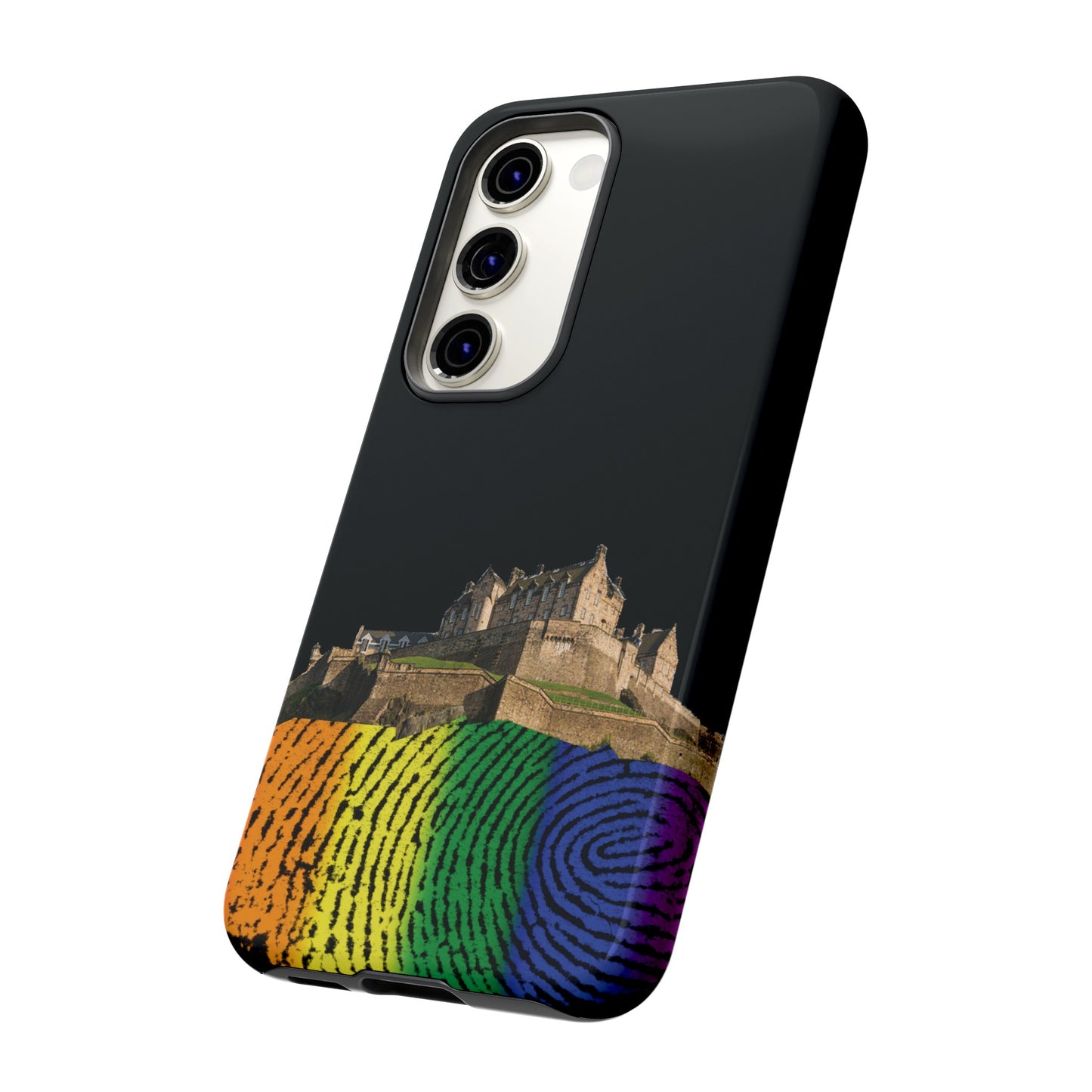 Edinburgh Castle Pride Rockface Phone Case - Fingerprint, Various