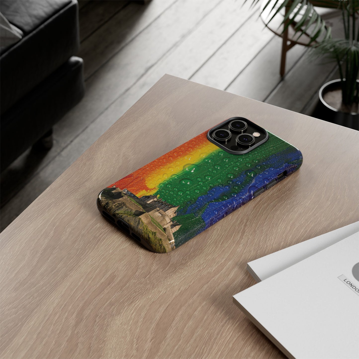 Edinburgh Castle Pride Phone Case - Rain, Various