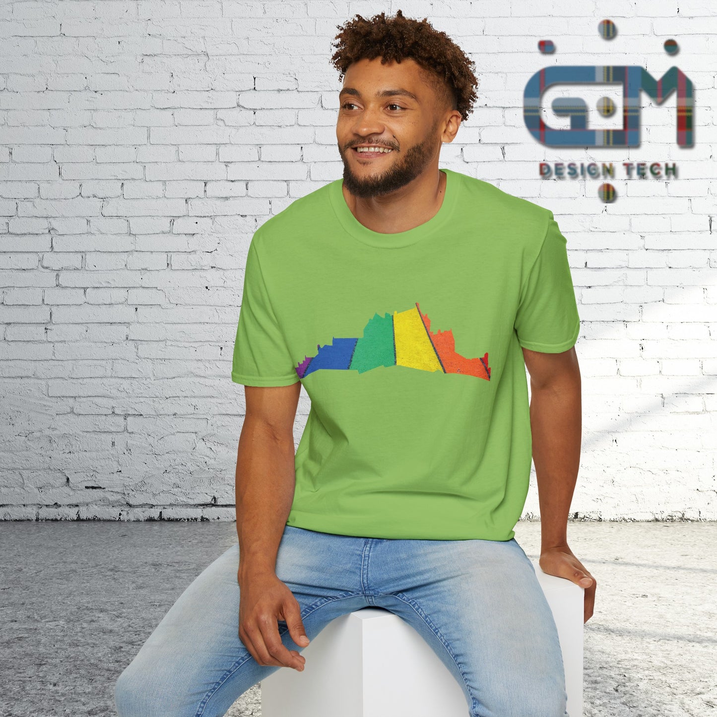 تي شيرت للجنسين من إدنبره كاسل برايد رود آرت