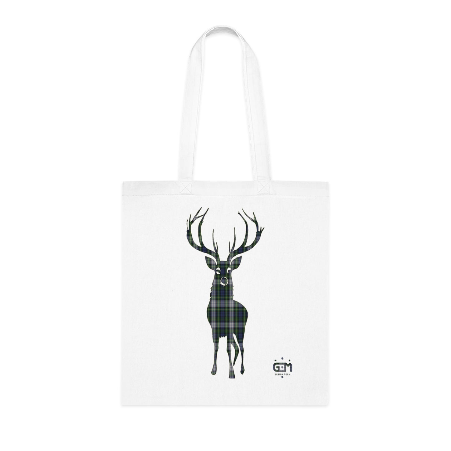 Sac fourre-tout en coton réversible en tartan d'Écosse - Gordon Dress Tartan