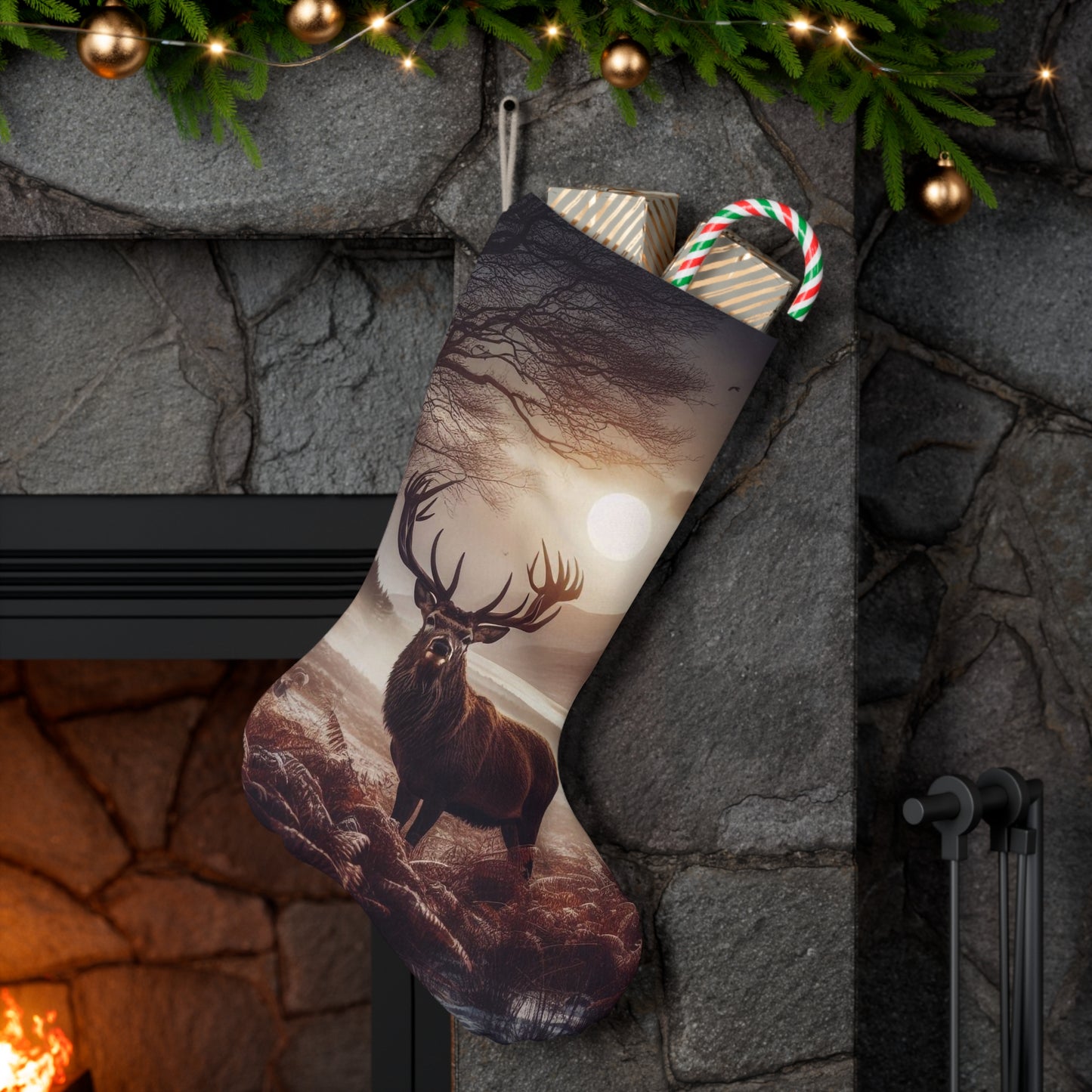 Chaussettes cadeaux d'hiver écossaises