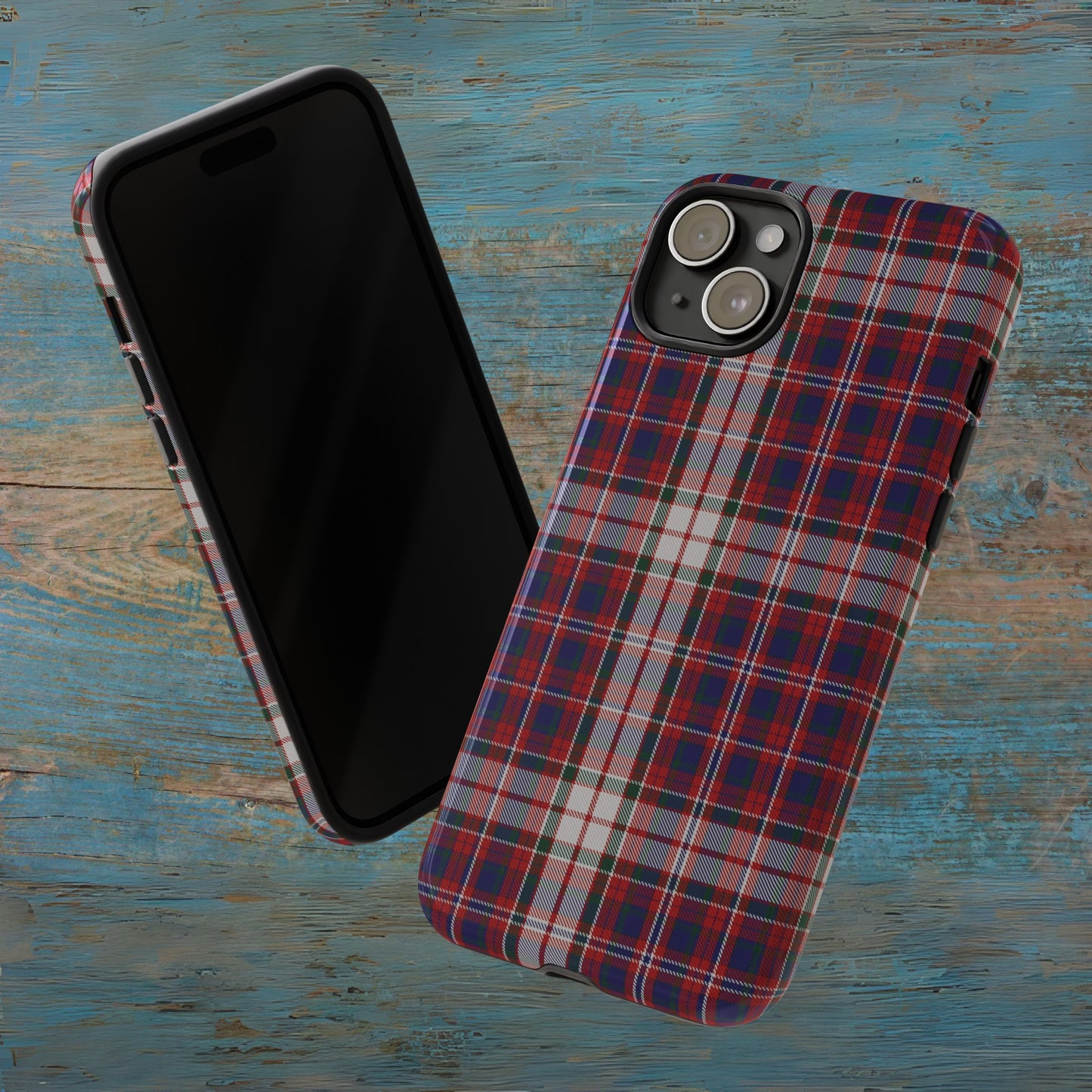 Étui de téléphone à motif tartan écossais - Robe MacFarlane, divers
