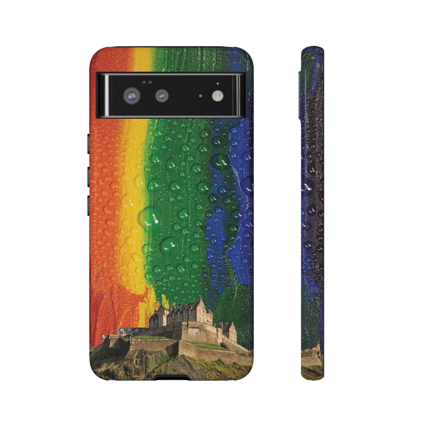 Edinburgh Castle Pride Phone Case - Rain, Various