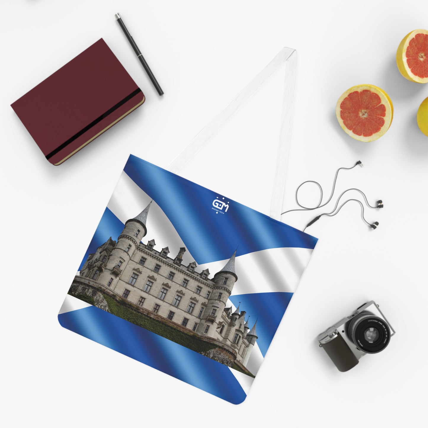 Scottish Saltire Shoulder Tote Bag