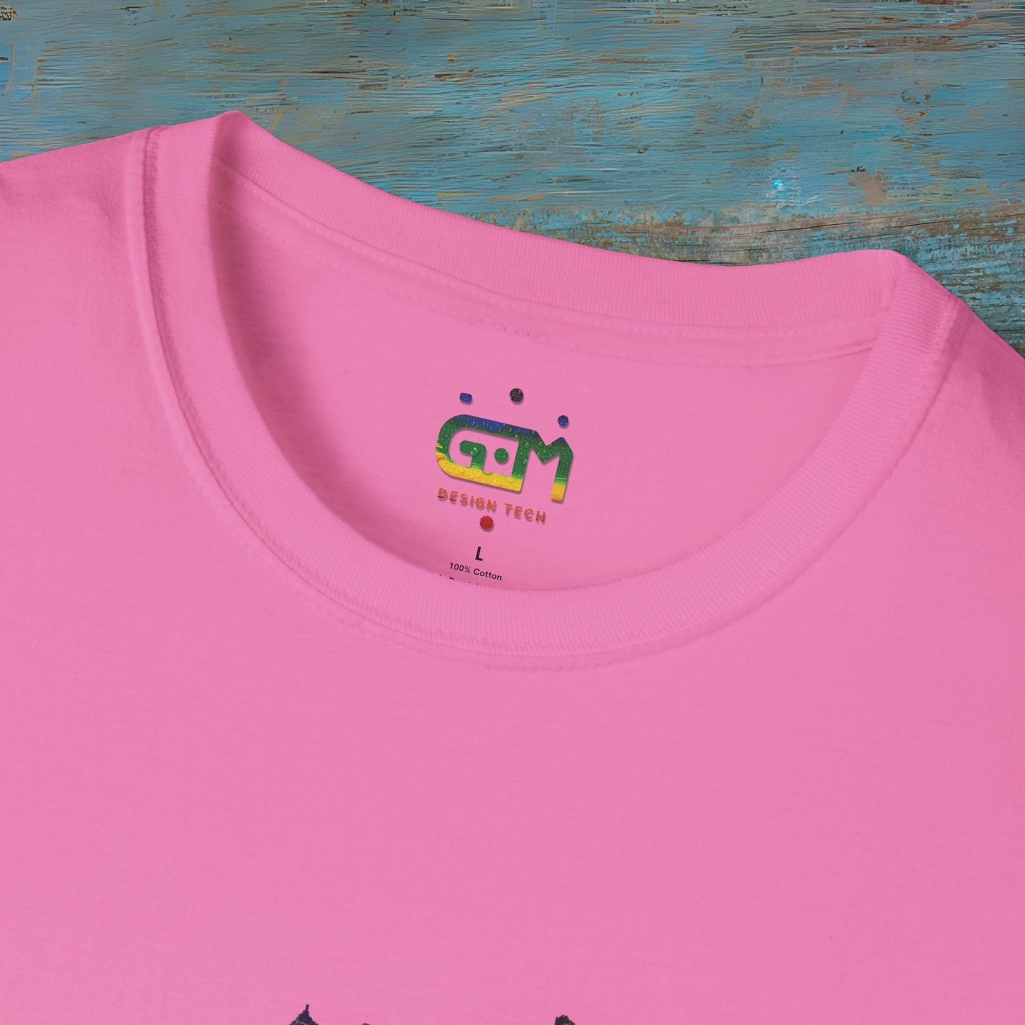 Edinburgh Castle Pride Rain Art Unisex T-Shirt