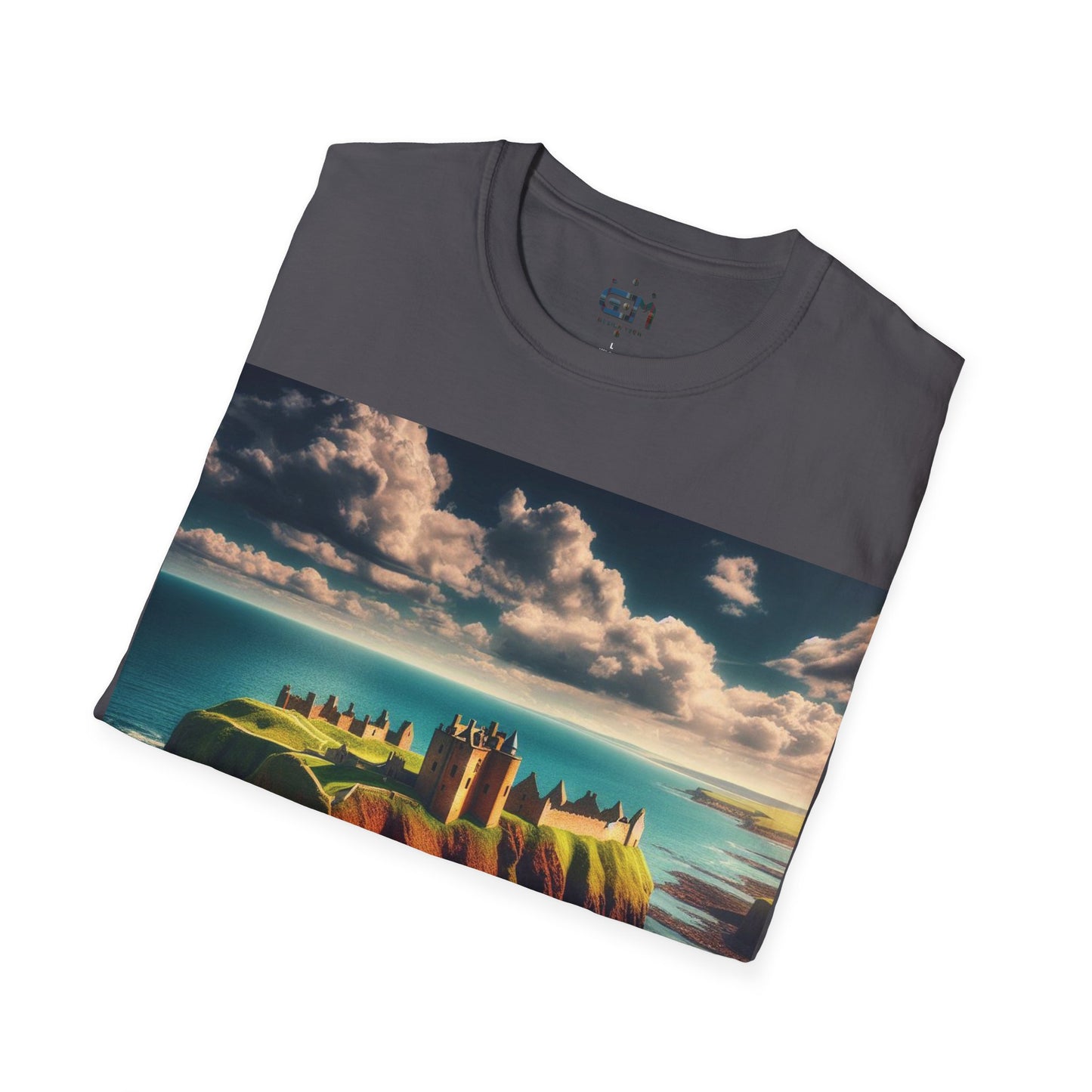 Dunnottar Castle - Stonehaven Softstyle T-Shirt, Unisex Tee, Scottish Landmarks, Various Colours