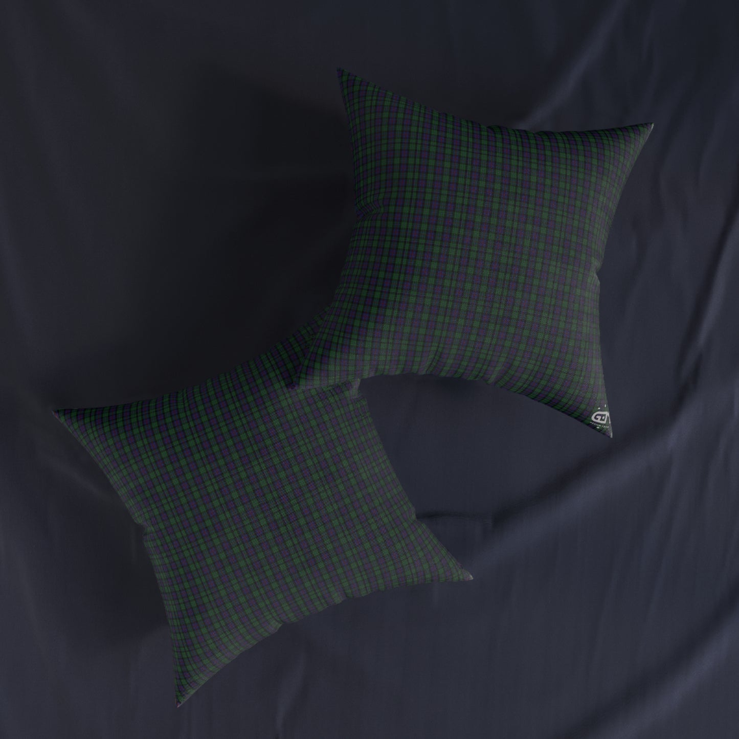 Coussin Carré Réversible : Argyle Tartan, Différentes Tailles