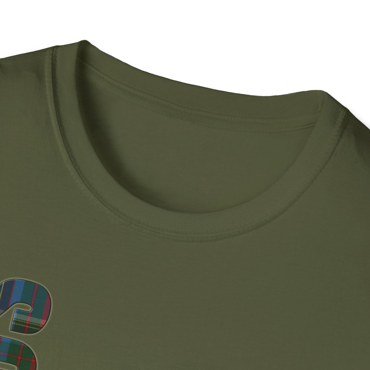 Tartan Scotland Lettrage Softstyle T-shirt unisexe, Anderson Old Tartan Tee
