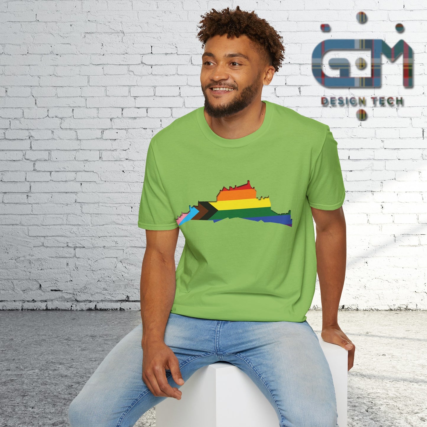 Edinburgh Castle Pride Progress Art Unisex T-Shirt