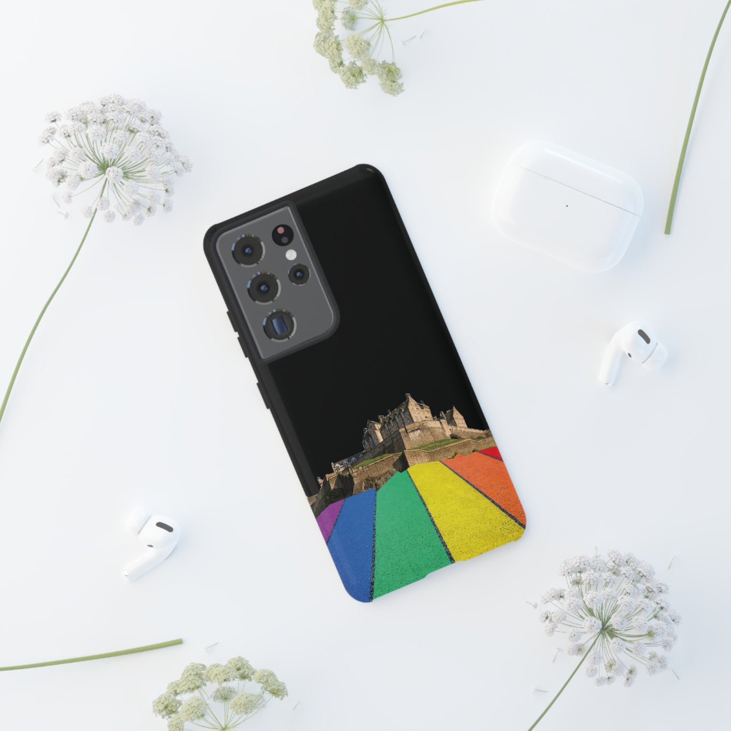 Edinburgh Castle Pride Rockface Phone Case - Road, Various