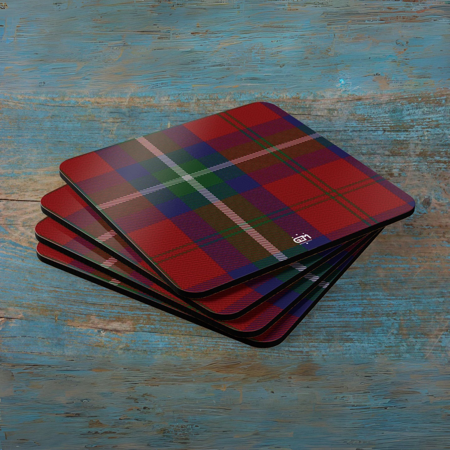 Scottish Tartan Cork Coaster Set (N-S)