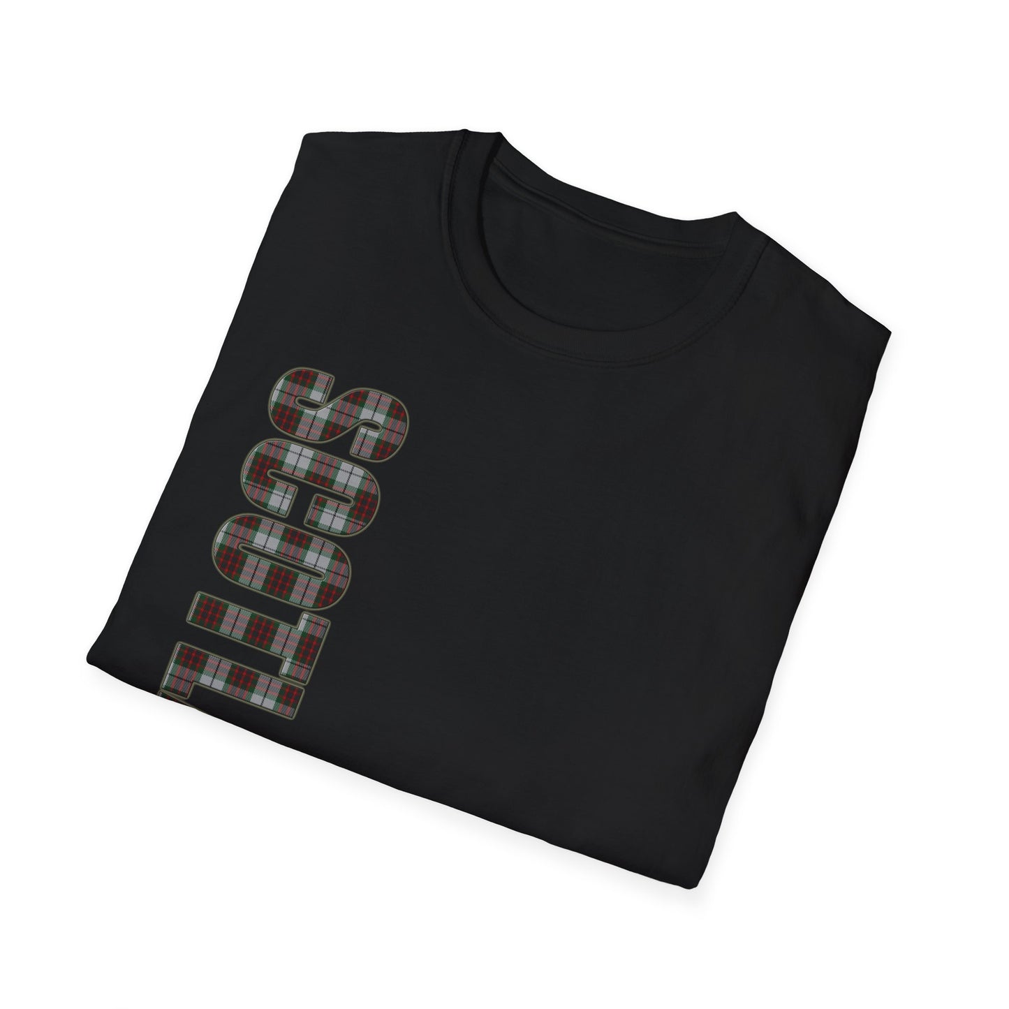 Tartan Scotland Lettrage Softstyle T-shirt unisexe, Fraser Tartan Tee