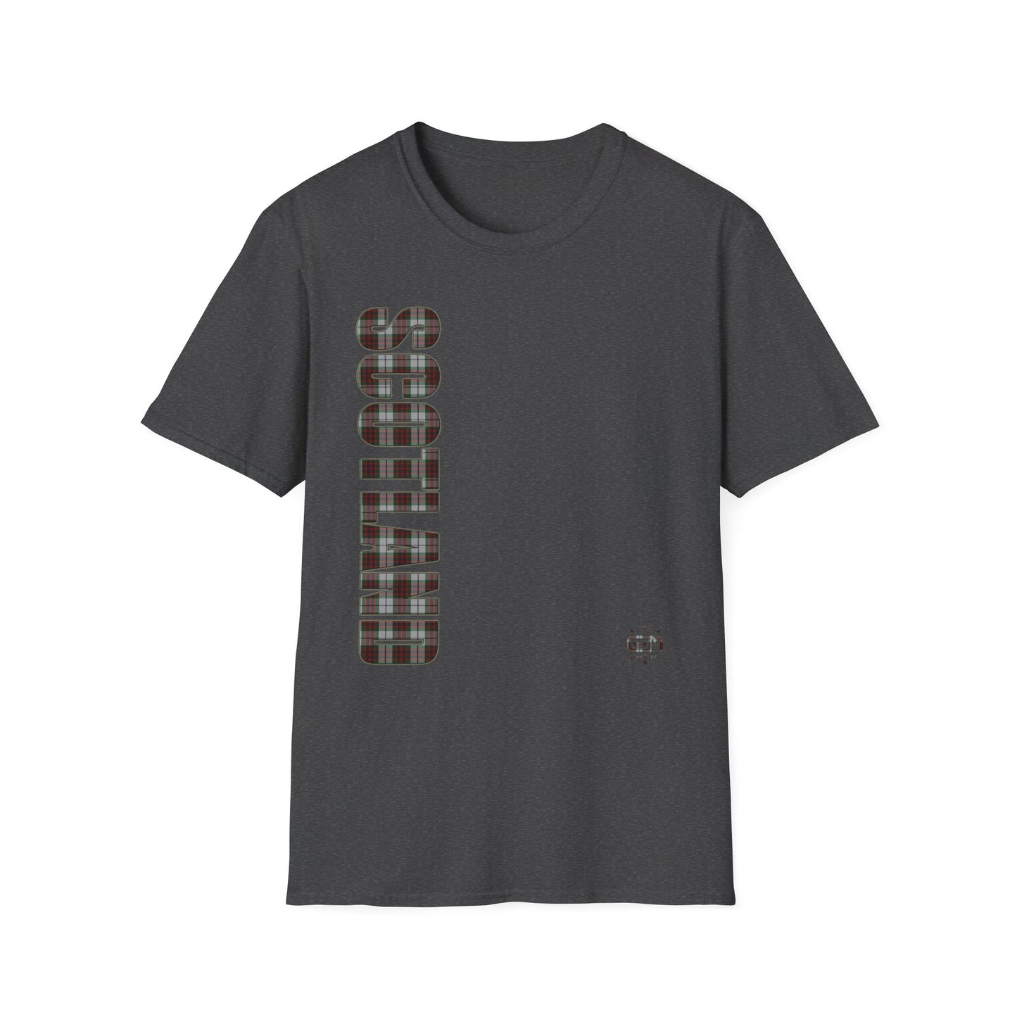 Tartan Scotland Lettrage Softstyle T-shirt unisexe, Fraser Tartan Tee