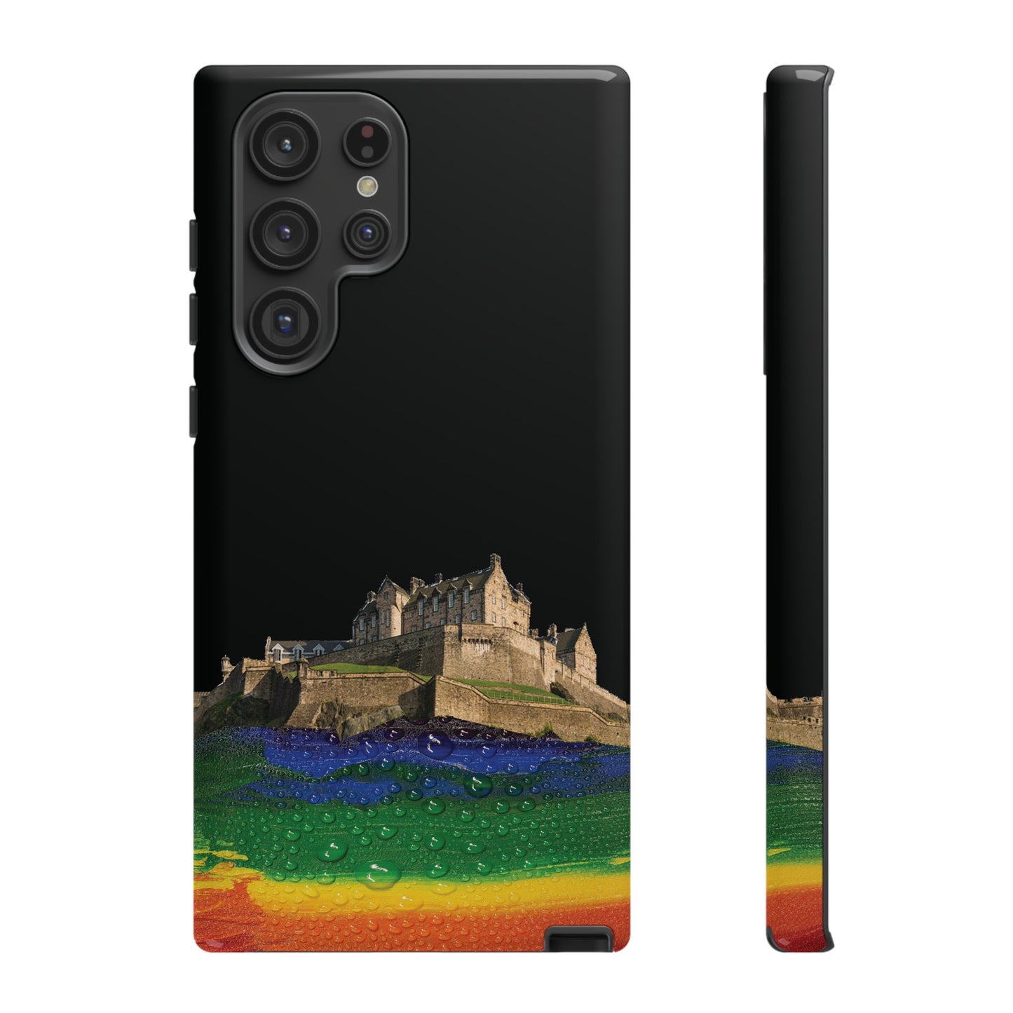 Edinburgh Castle Pride Rockface Phone Case - Rain, Various