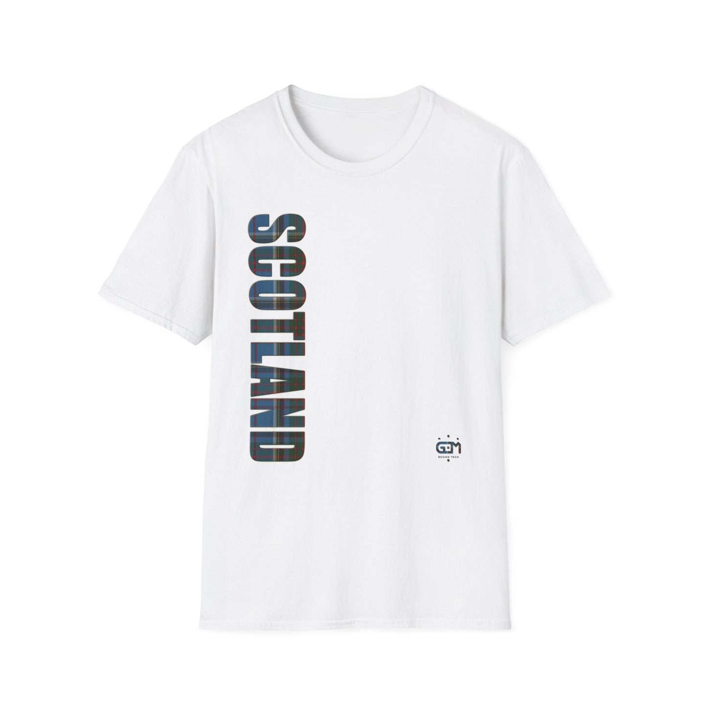 Tartan Scotland Lettrage Softstyle T-shirt unisexe, Anderson Old Tartan Tee