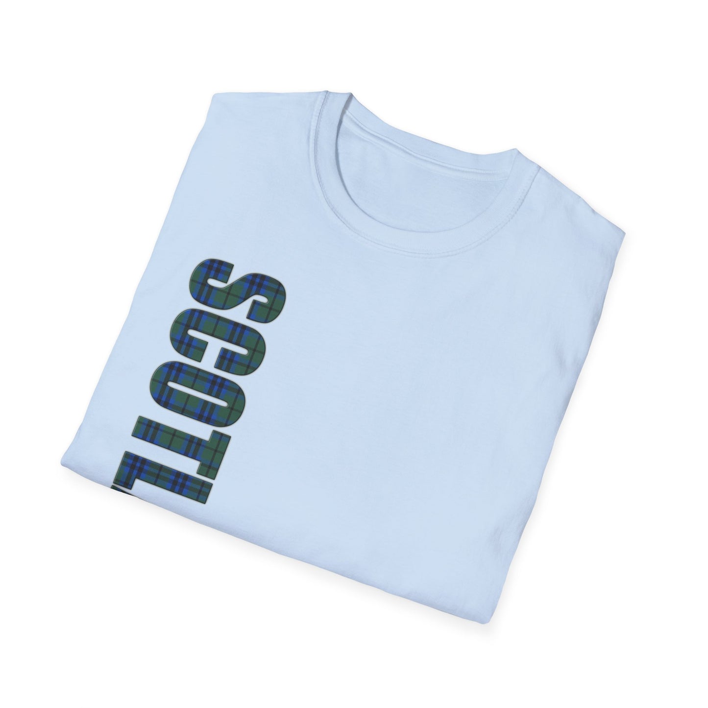 Tartan Scotland Lettrage Softstyle T-shirt unisexe, Keith Tartan Tee