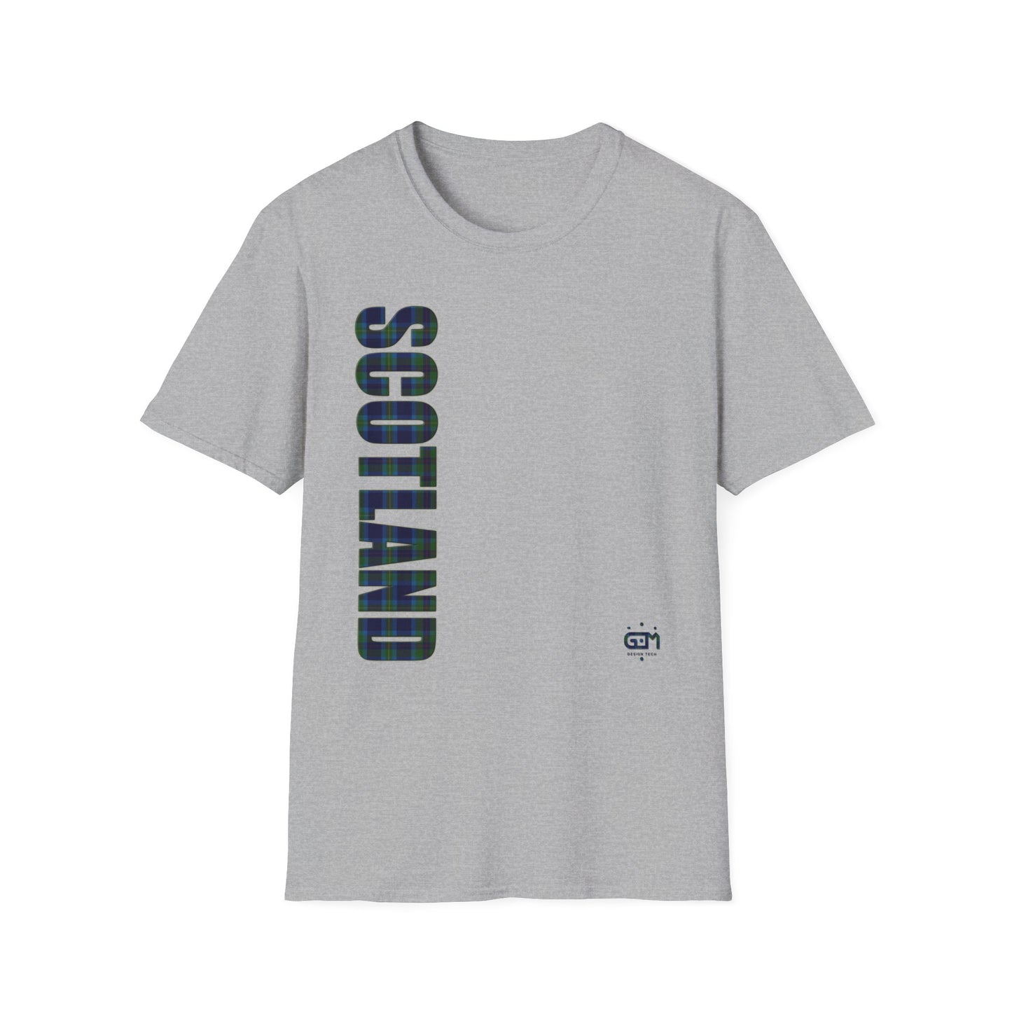Tartan Scotland Lettrage Softstyle T-shirt unisexe, Miller Tartan Tee