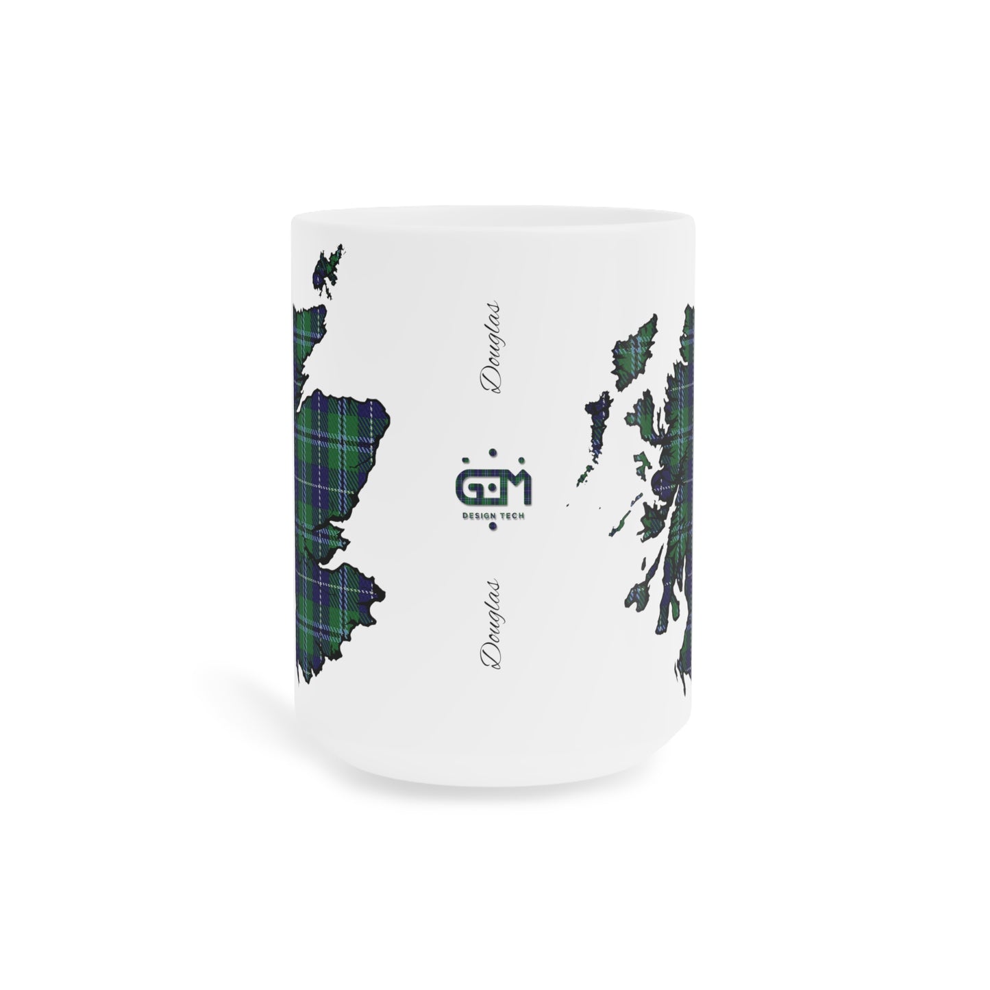 Tasse de carte de tartan d’Écosse - Douglas Tartan, différentes tailles