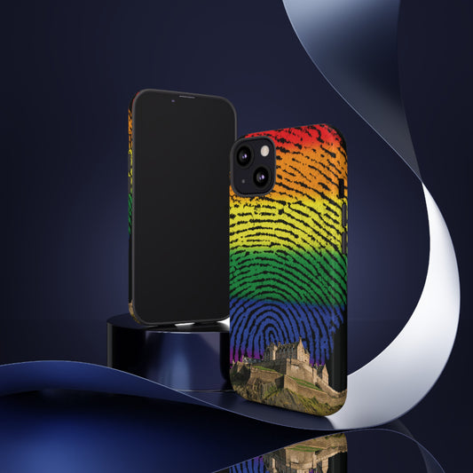 Edinburgh Castle Pride Phone Case - Fingerprint, Various