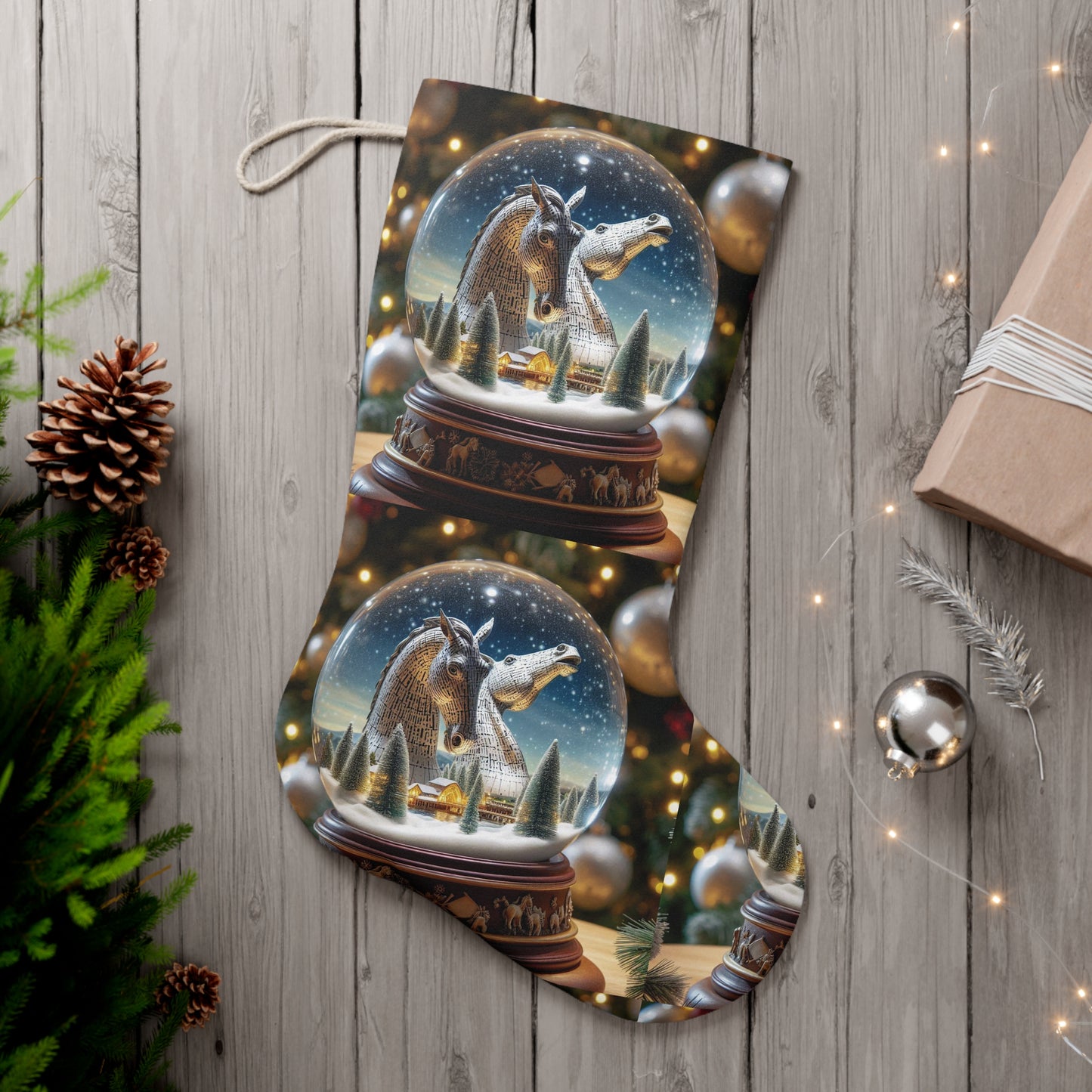 Chaussettes cadeaux d'hiver écossaises