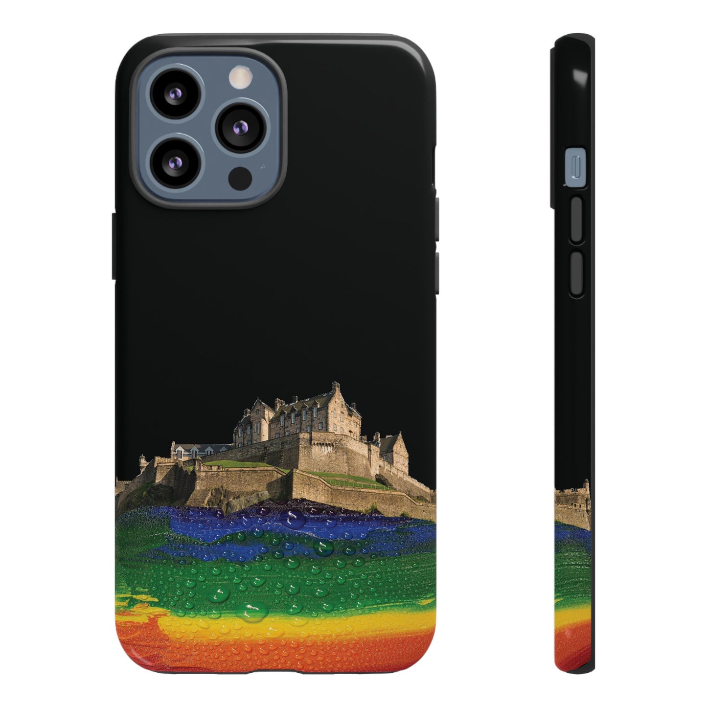 Edinburgh Castle Pride Rockface Phone Case - Rain, Various