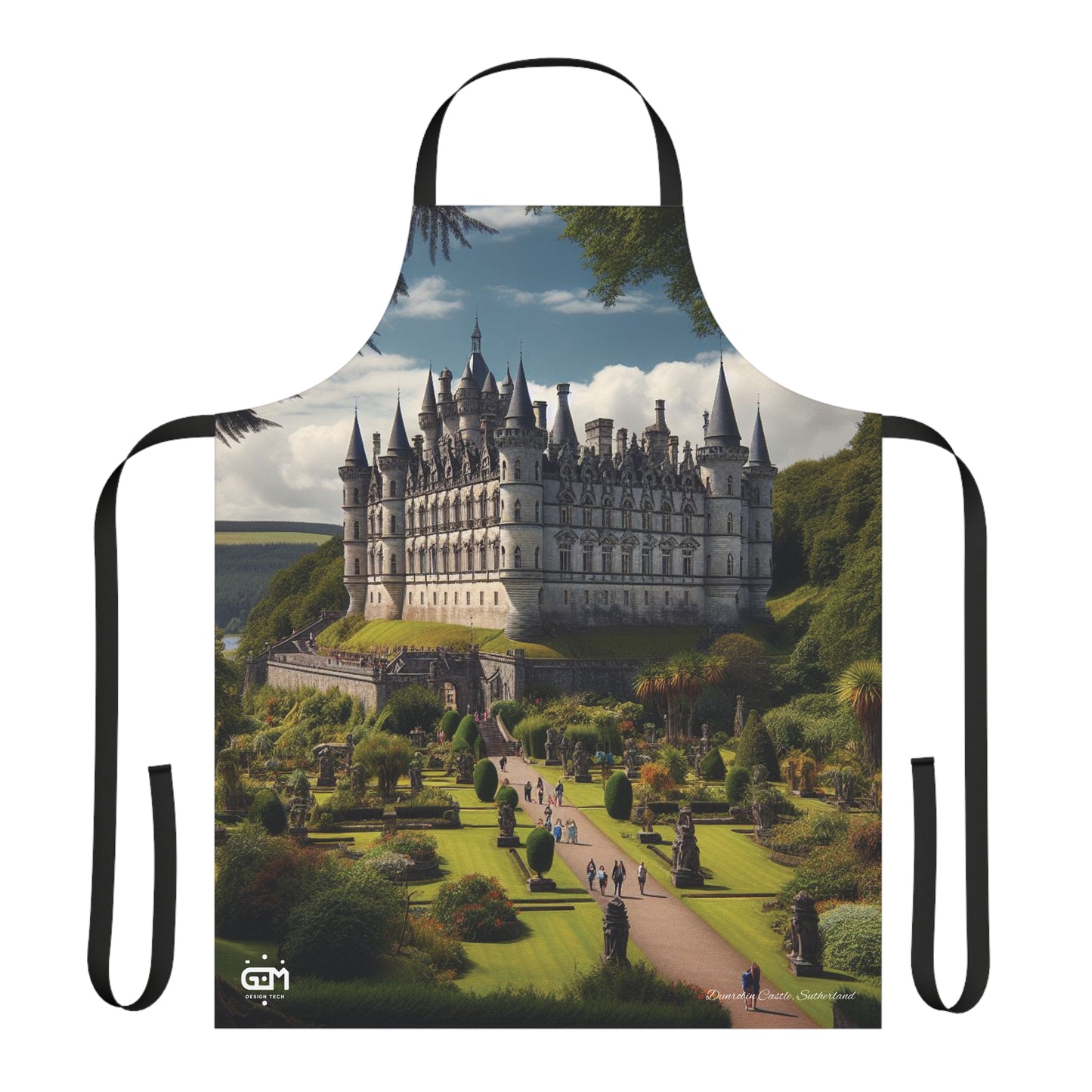 Château de Dunrobin - Tablier Sutherland, Vêtements de cuisine écossais, Accessoire de chef