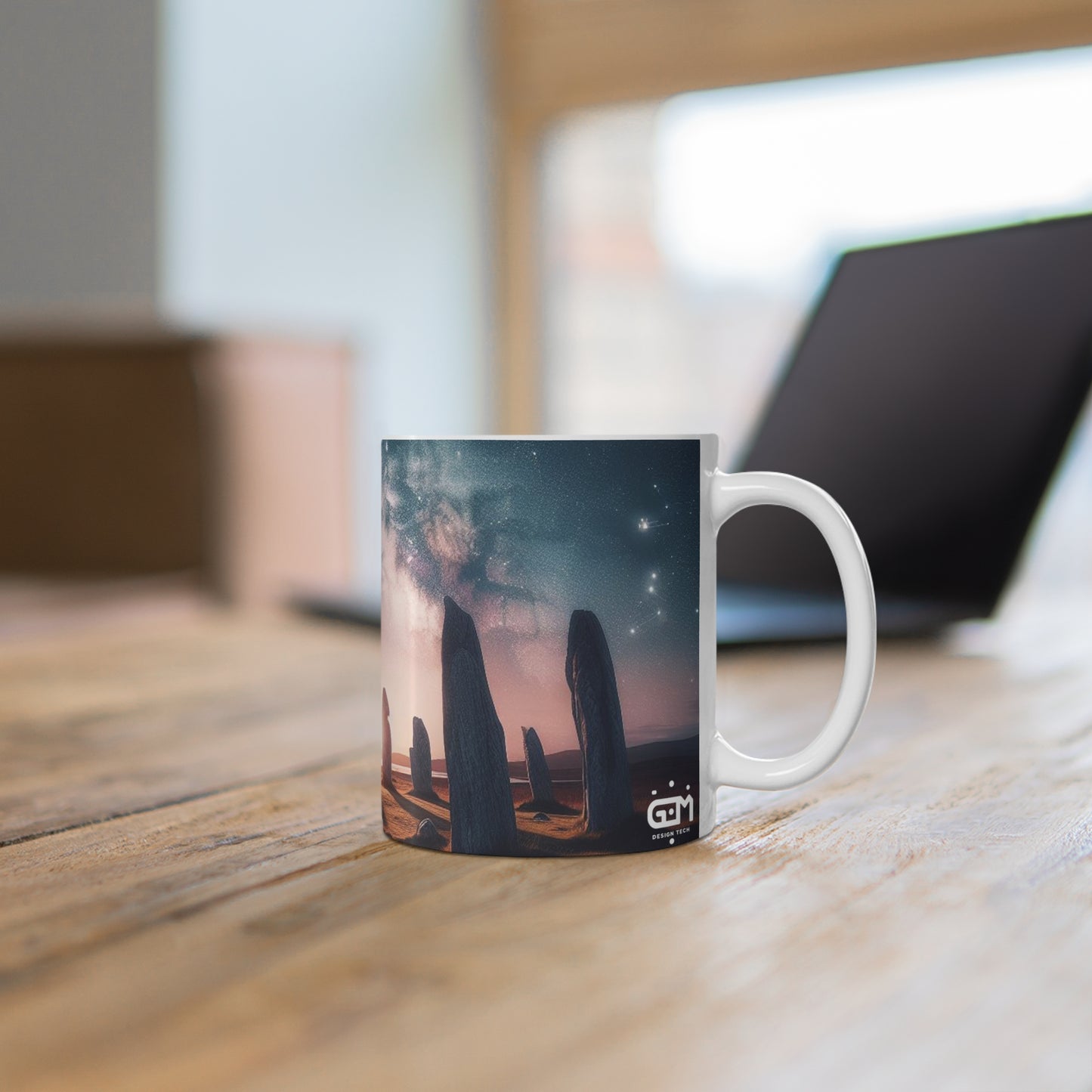 Callanish Standing Stones Mug - Isle of Lewis, Coffee Cup, Tea Cup, Scotland, White