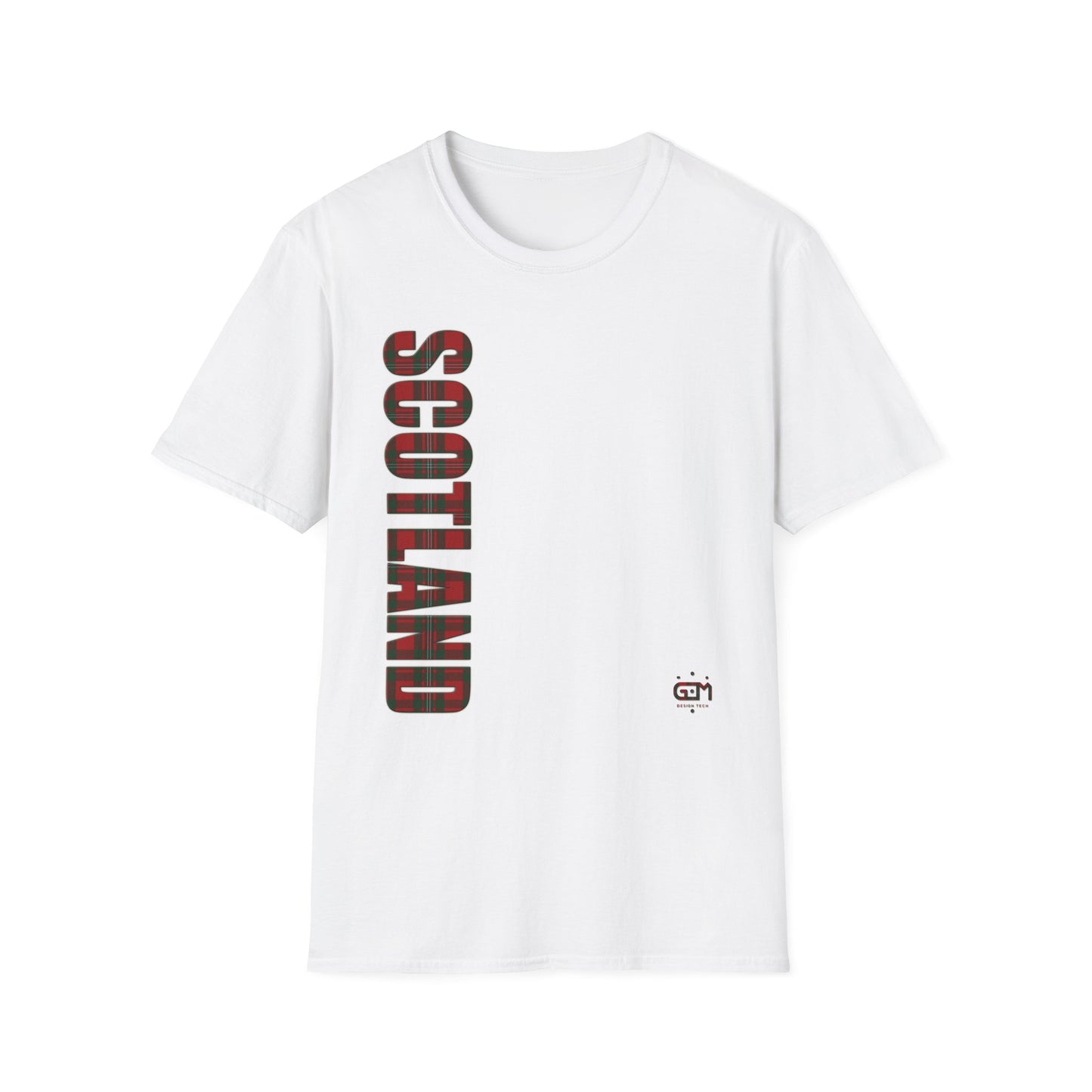Tartan Scotland Lettrage Softstyle T-shirt unisexe, MacGregor Tartan Tee