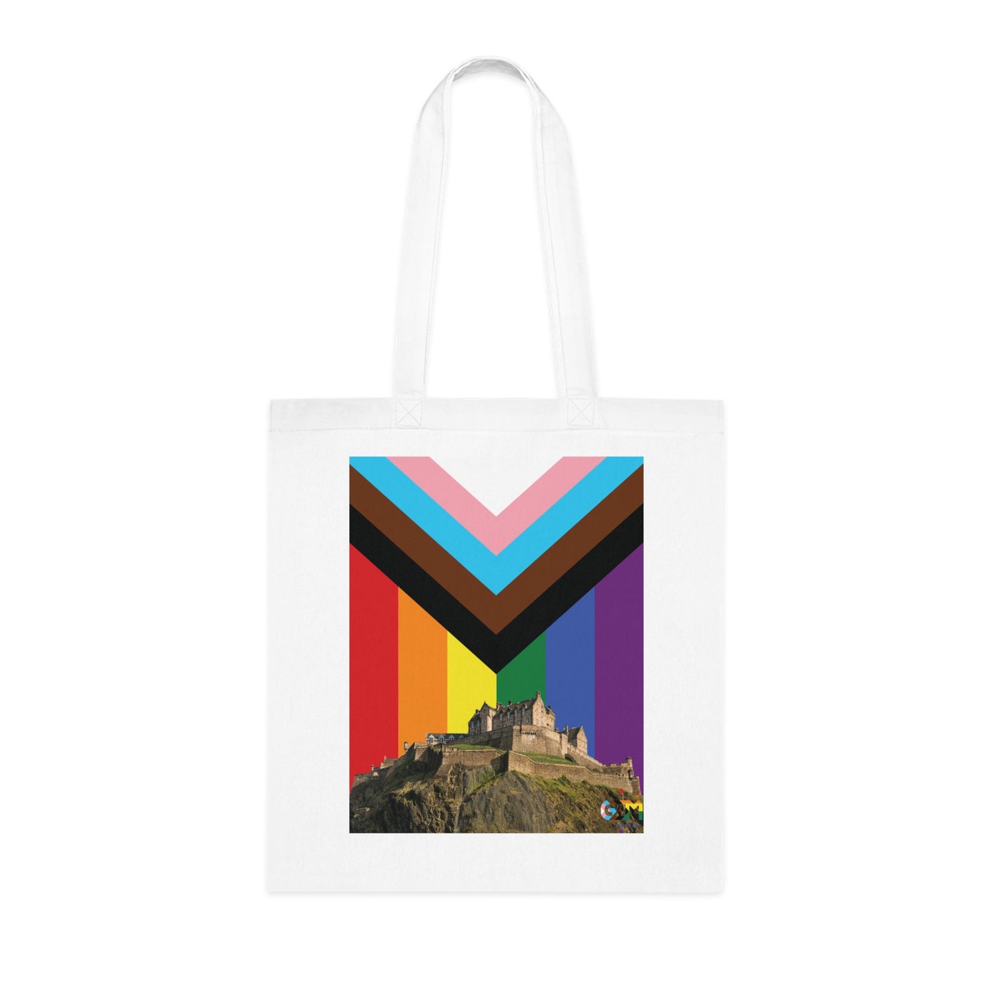 Edinburgh Castle Pride Progress Sky Cotton Tote Bag