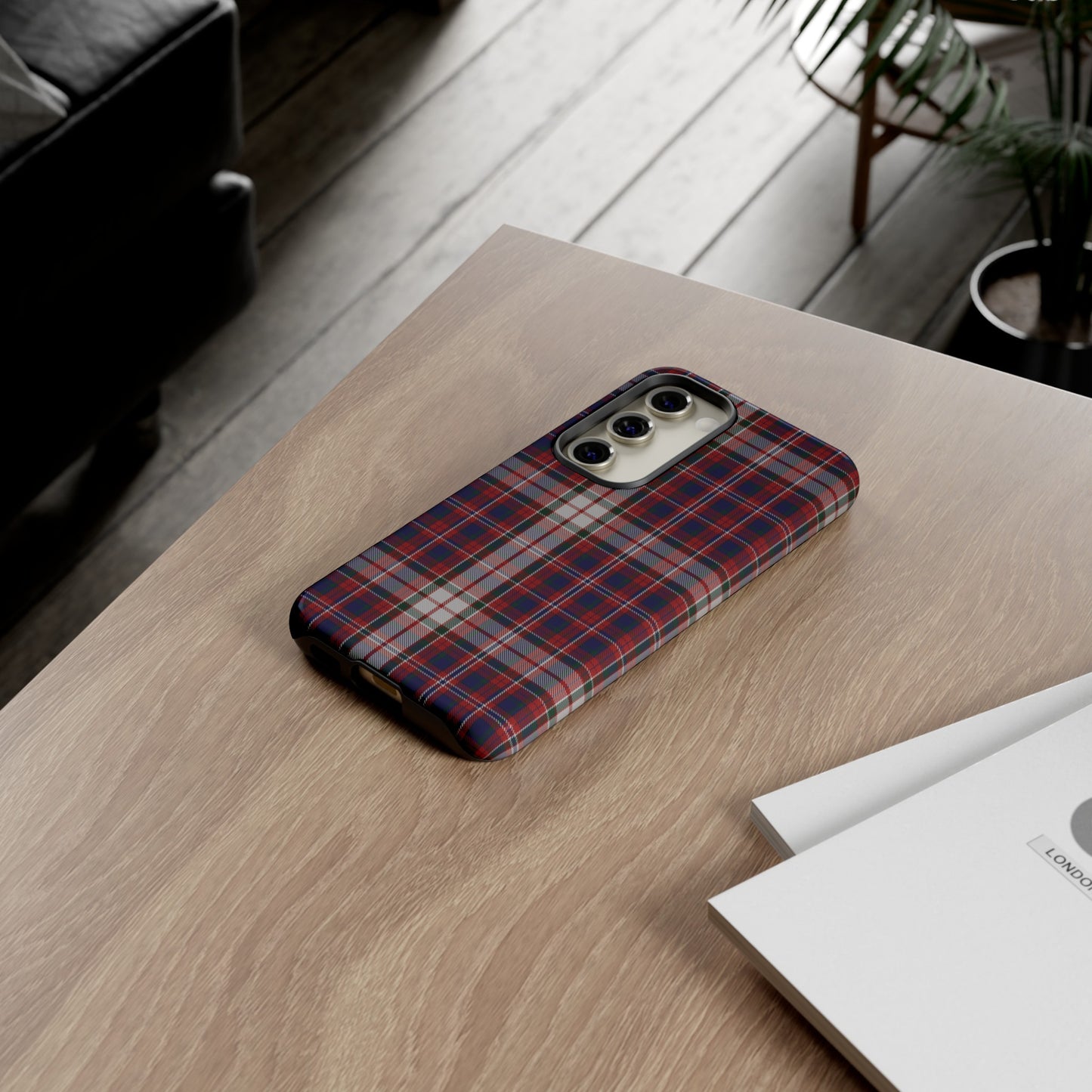 Étui de téléphone à motif tartan écossais - Robe MacFarlane, divers