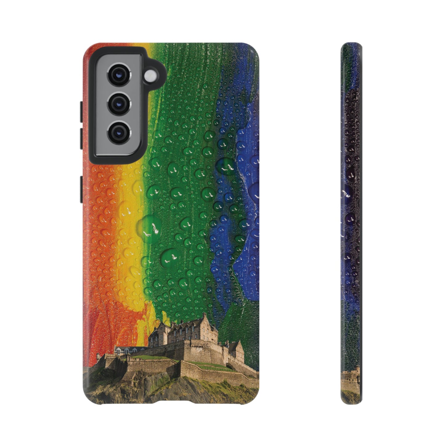 Edinburgh Castle Pride Phone Case - Rain, Various