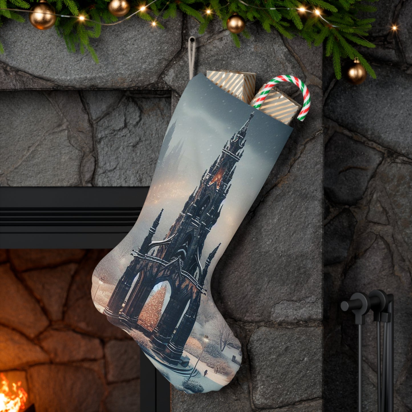 Chaussettes cadeaux d'hiver écossaises