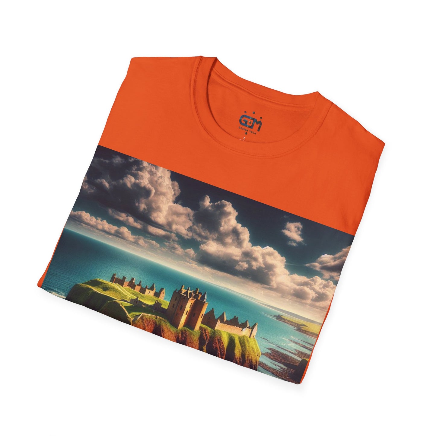 Dunnottar Castle - Stonehaven Softstyle T-Shirt, Unisex Tee, Scottish Landmarks, Various Colours